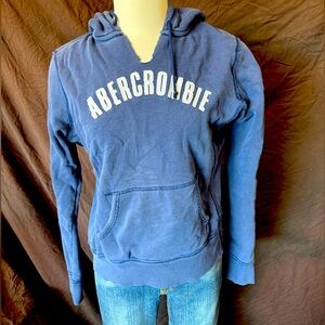 Abercrombie distressed hooded sweatshirt